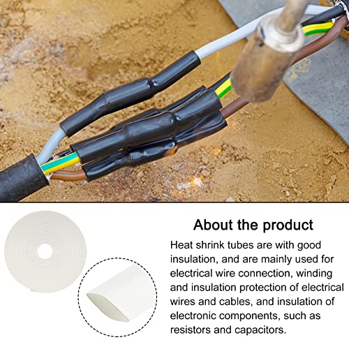 Tubulação de encolhimento de calor de rebocador 2: 1 embrulho de tubo de manga de cabo, [para proteção de isolamento elétrico]