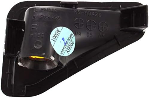 KARPARTS360: Para 2003-2008, elemento Honda Marcador lateral Light Light Light Par Driver e lado do passageiro com lâmpadas