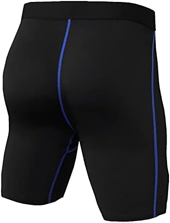 Shorts de compressão homens roupas íntimas de compactação para homens atléticos com bolsos, executando shorts de fitness de