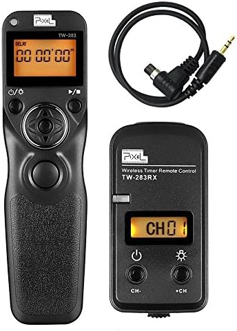 Pixel Timer Chutter Release Tw283-N3 Controle remoto sem fio para Canon 5D Mark III/ 5D Mark IV/ 5D 6D/ 7D Mark II/