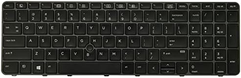 Teclado Autons US para HP ZBook 15U G3 / 15U G4, HP EliteBook 850 G3 / 850 G4 / 755 G3 / 755 G4 Laptop Substitua a estrutura