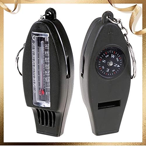 Quul multifuncional 4 in1 Compass Termeter Whistle Melpier para viajar Campo de caminhada Esportes ao ar livre