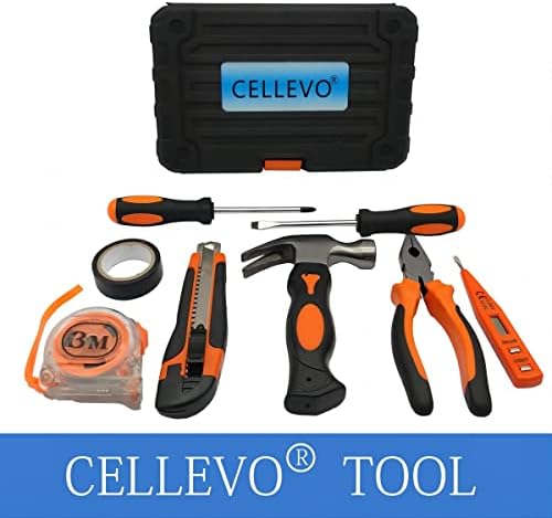 Kit de ferramentas pequenas Cellevo, conjunto de ferramentas para crianças, mini -ferramenta com caixa de ferramentas