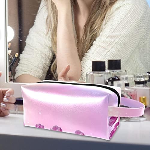 Bolsa de maquiagem Travel Bolsa Cosmética Bolsa Organizer Bag Gift For Women Girls Pink Tulip