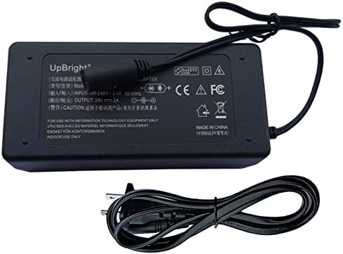 UpBright 29V 2-Prong AC/DC Adapter Compatible with Okin DeltaDrive 24V Lift Chair Motor 1.28.000.002.59 1.28.000.095.30