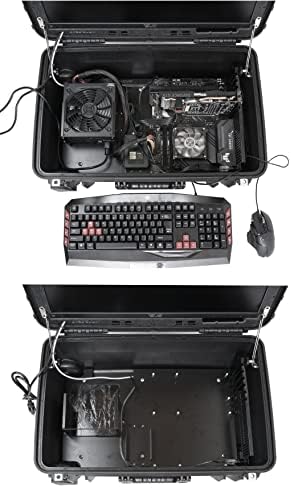 Chassi de jogos para PC portátil do CASE Club com o monitor embutido de 24 1ms 144Hz - Construa seu próprio computador de