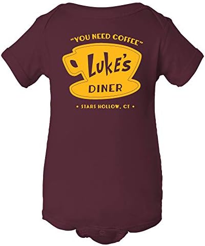 Luke's Diner - Funny Coffee Graphic Infant Creeper Bodysuit