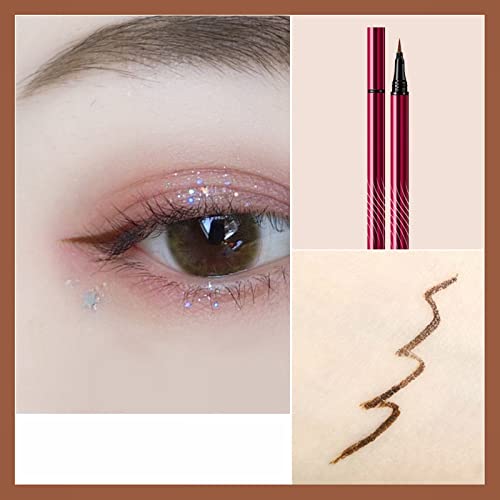 Esporneiro de rímel vazio Eyeliner Lápis Fency impermeável e delineador à prova de suor Eyeliner a lápis Crie facilmente Eyeliner