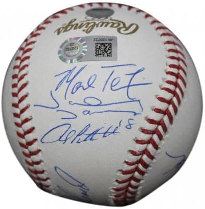 2009 New York Yankees Team assinou o World Series Baseball 9 Sigs Steiner 33935 - Bolalls autografados