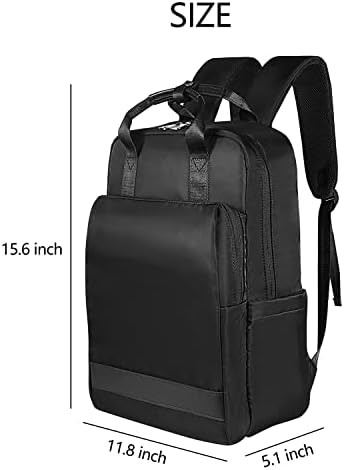 Mochila grande e espaçosa resistente à água durável para laptops de 15,6 polegadas, MacBook M2, Dell, HP, Acer, Asus,