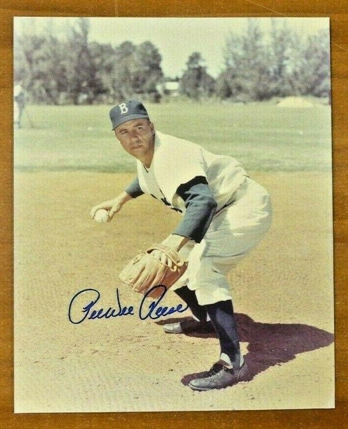 Pee Wee Reese assinado Autograph 8x10 Baseball Photo - Fotos autografadas da MLB