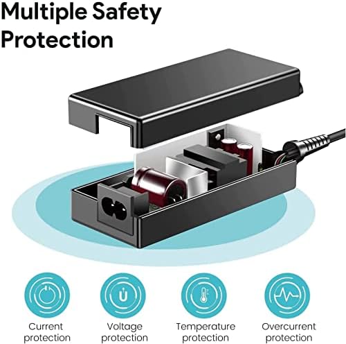 Adaptador AC/CC de Tech-Tech Compatível com Tecnologia AMBIR SA125-AC, DS687 DS687-AS DS687IX-A3P, DS487 DS487-AS, DS685 DS685-SS,