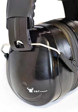 Produtos G&F 12010bl mais altos dos defensores profissionais de segurança NRR Proteção de orelha de cabeça ajustável, atirando