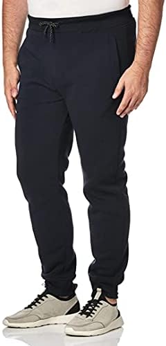 WT02 Men's Active Basic Basic Fleece Jogger Sortpante, cores de variedades