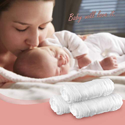 Ppogoo bebê musselina panos de panos naturais de algodão purificado lenços do bebê recém -nascidos