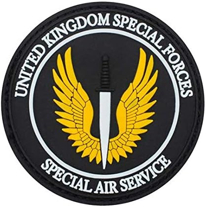 Serviço Air Service Especial UK britânico SAS Spirit Tactical Sports Outdoor Sports à prova d'água Legião 3D Patch PVC