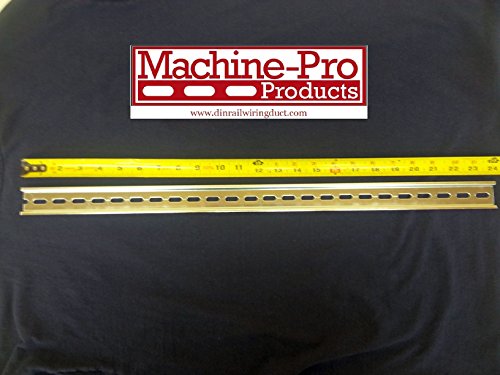 Machine-Pro Products DR3575ST-24 PILH 35mm Largura Projeto com fenda Filial DIN-600mm