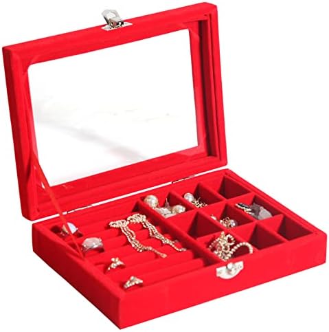 Puppet Show Jewelry Box Storage Box Bowtop Jóias Caixa de Armazenamento de Jóias Colar Calha de Colar