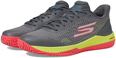 Skechers Women's Viper Court-Tribunal-Indoor Sapatos de Pickleball Outdoor com Arch Fit Support Sneakers