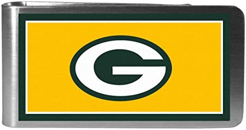 Siskiyou Sports NFL Green Bay Packers Weekend Cartlet & Color Money Clip, preto, tamanho único