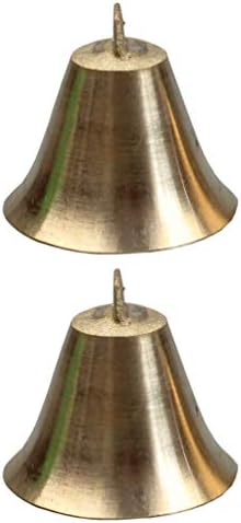 Xmas Bells 2pcs Vintage Bronze Jingle Bells Mini Sinos de Artesanato para Decoração de Xmas Acessórios Diy Project Projeto