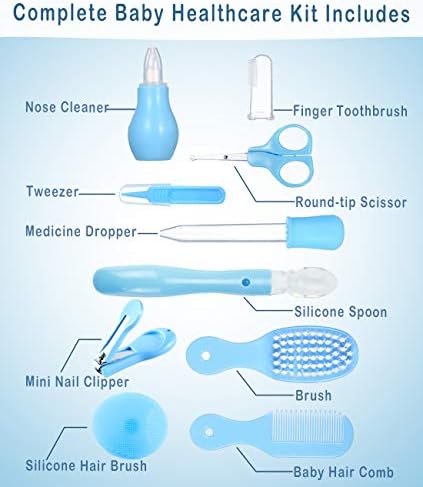 Artibear 18 em 1 Kit de saúde e manobra de saúde, ferramentas portáteis de cuidados com berçários para recém