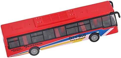 Modelo de barramento doacto liga de brinquedo LELO RED VIVID Vivid Small Portable Bus Bus Car Ornament Gift para acima