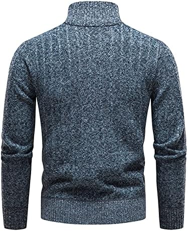 Padasso suéteres grandes e altos para homens, suéter masculino suéter alto colorido de cor sólida de fundo fino