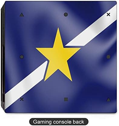 Bandeira de Carmel, EUA adesivo para o controlador PS4 Protetor Protective Cover Design Wrap Decals Sticker Compatível com PS4