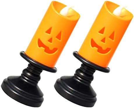 Tendycoco 2pcs Halloween Light Decors Halloween Party Scene Lamp Decors Decorações de Halloween
