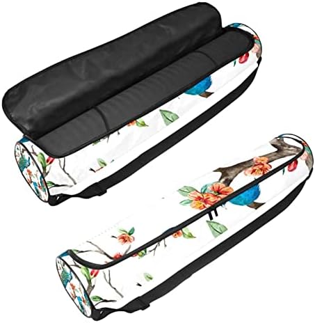 Laiyuhua Yoga Mat Bag, bolsa de ginástica de ioga com zíperas duplas para mulheres e homens - zíperes lisos, abertura grande