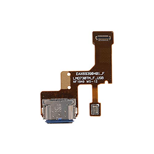 Porta de carregamento USB Substituição de cabo flexível para LG Stylo 6 Q730 Q730M Q730TM Q730NM com ferramentas