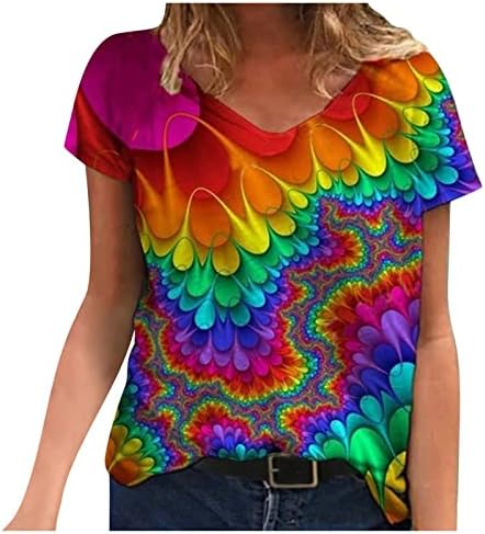 Caminhada de blusa de verão no outono para meninas adolescentes 2023 roupas moda moda de manga curta algodão / pescoço