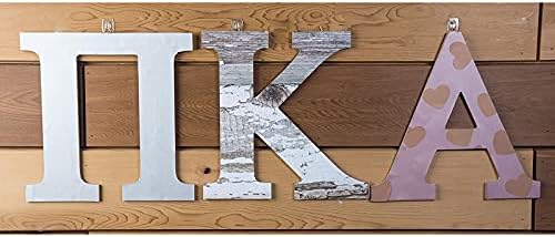 Letras de madeira inacabadas, Carta grega K para Kappa
