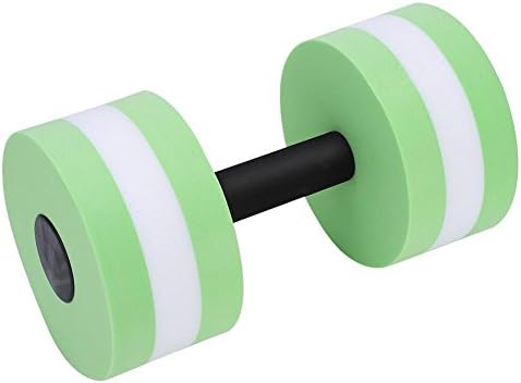 Fitness Dumbbell, 1 par de espuma de espuma resistência pesada barbells piscina barragem flutuante aqua exercita equipamento para