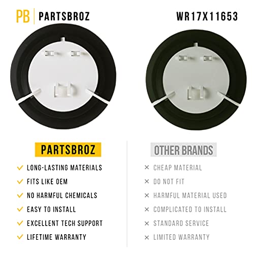 Dicas de bricolage incluídas - Wr17x11653 Conjunto de portas de dispensador de gelo por Partsbroz - Hotpoint compatível,