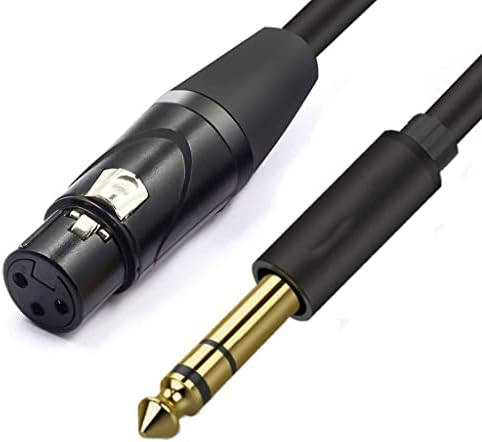 SEESD CABO XLR para Jack Mic Lead Aux TRS TRS 6,35 mm/6,5 mm Misce