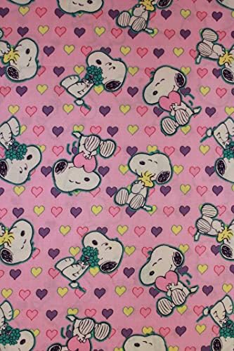 Peanuts Snoopy Love Fabric por Springs Creative Snoopy Valentine Heart Love Fabric Vendido pelo Fat Quarter New BTFQ