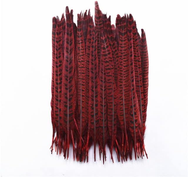 ZAMIHALAA-50pcs/lotes penas de cauda de cauda 25-30cm/10-12 polegadas femininas naturais femininas penas de faisão para