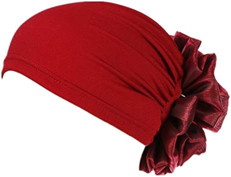 Operação Yiyi Mulheres Big Flower Turban Hat Head Wrap Headwear Câncer de quimiotera