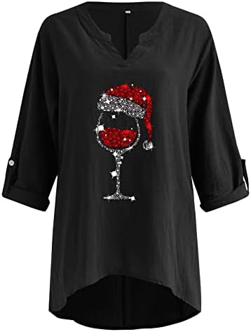 Ayaso Women Sweetshirtshirtshirts Blusa de inverno Blusa de inverno Túnica de Xmas de Xmas de Natal