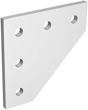 Kolesso 5 orifício Brilhão de 90 graus Placa da placa da placa da placa de canto de canto de canto para o perfil de alumínio 2020