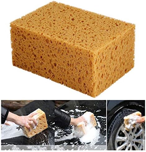 Almofada de esponja de carros kimiss, forma quadrada de mão de mão de esponja de esponja para lavar a ferramenta