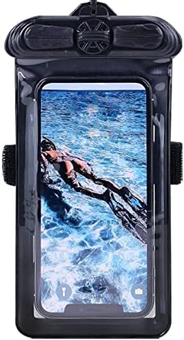 VAXSON Telefone Case Black, compatível com Huawei Honor 6 Plus Honor6 Plus Bolsa à prova d'água Bolsa seca [não filme de