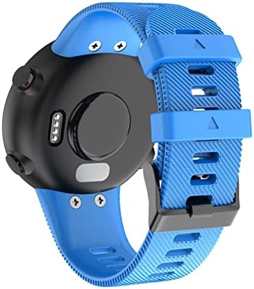 Ghfhsg 18mm 20mm Soft Silicone Smart Watch Band para Garmin Forerunner 45 Watch Sport Pulp Strap for Garmin Forerunner 45S