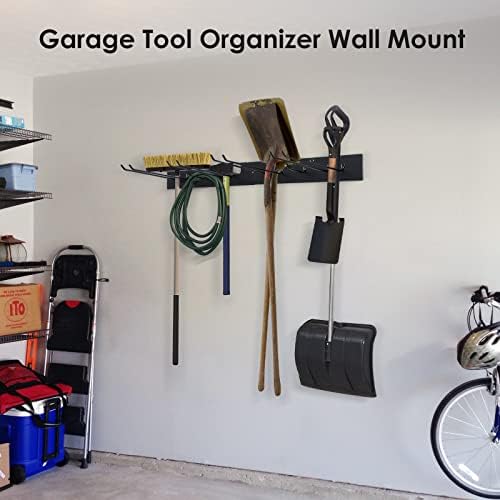 Iswabard Garage Tool Organizer Mount, conjunto de 2, Organização de garagem Ferramentas pesadas CANEIR