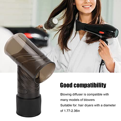 Difusor universal de cabelo, difusor de secador de cabelo grande diâmetro compatível com calor resistente ao calor Acesso de soprador