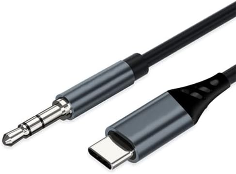 Cordão auxiliar de targeal para carro, USB C a estéreo 3,5 mm fone de ouvido Jack, compatível com S22/S21/S20/S20+
