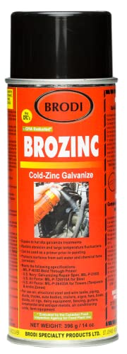 Brozinc - Spray em Gelvanizador de zinco frio - impede que o metal enferrujasse em ambientes severos -