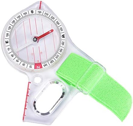 GHGHF 1 PC PC Outdoor Professional Thumb Compass Elite Competition Orientando a Compass portátil Map Map Scale Compass